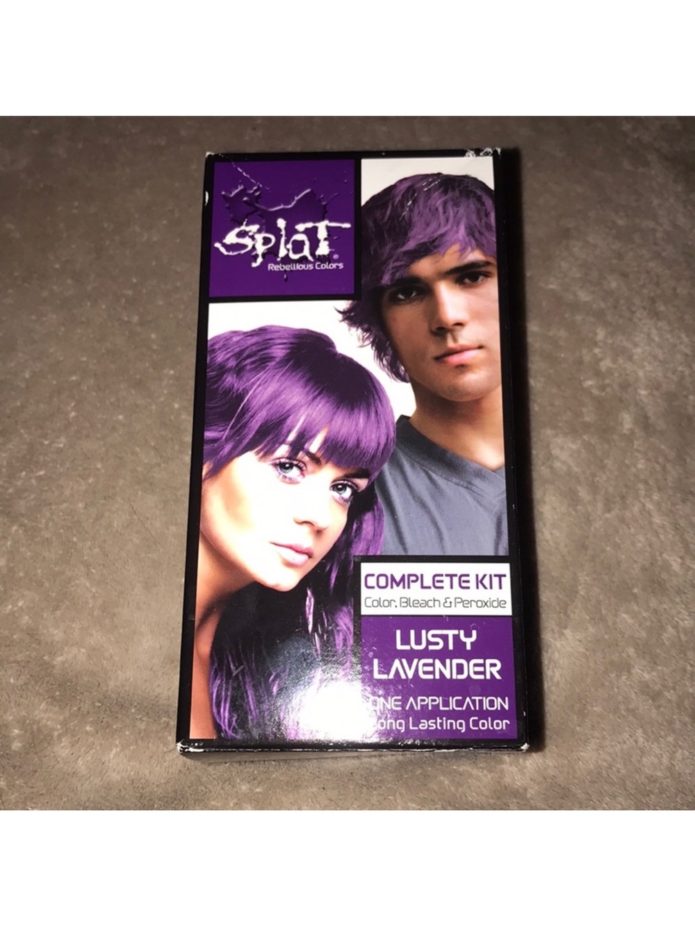 Splat Lusty Lavender Complete Hair Color Kit - Purple New